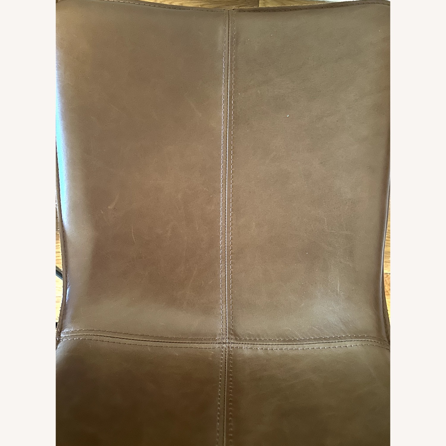 West Elm Slope Leather Dining Chair - image-9