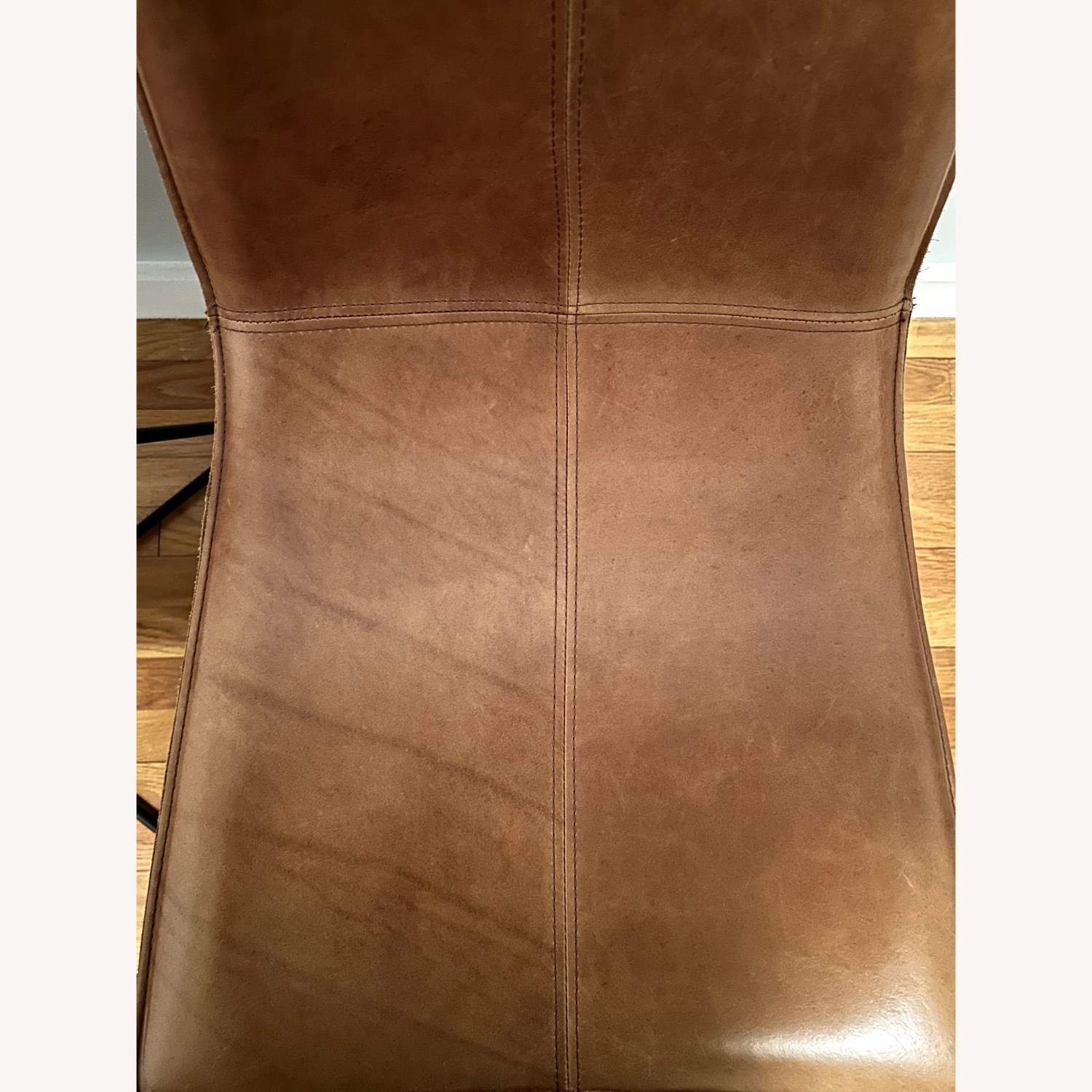 West Elm Slope Leather Dining Chair - image-6