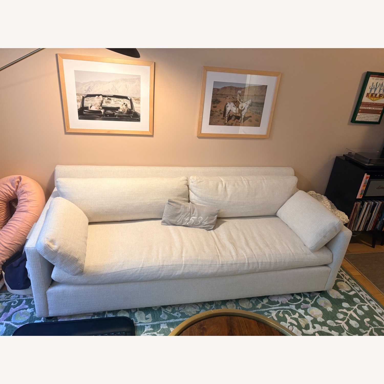 West Elm Marin Natural 3+ Seater Sofa - image-1