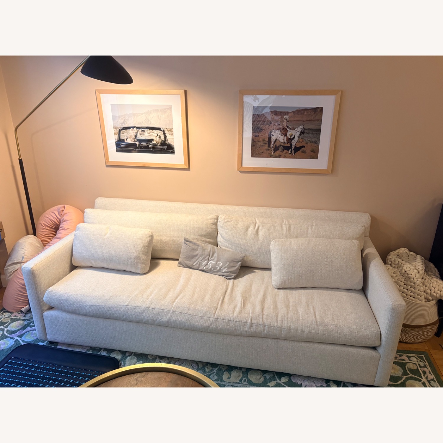 West Elm Marin Natural 3+ Seater Sofa - image-3