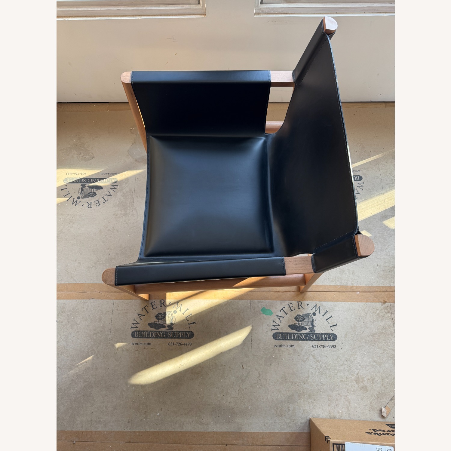 B&B Italia Pablo Black Leather Armchair Pair - image-2