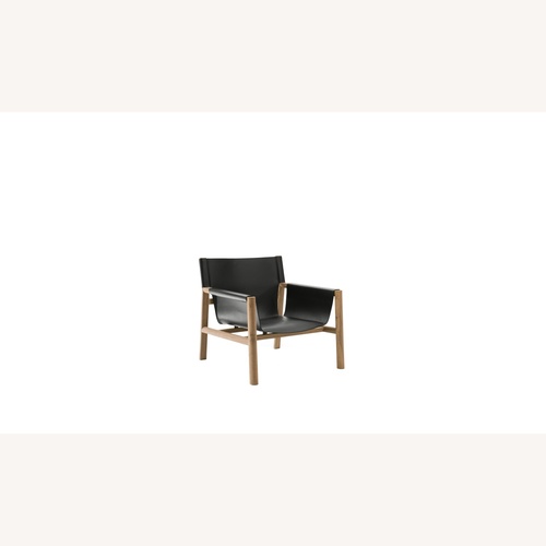 Used B&B Italia Pablo Black Leather Armchair Pair for sale on AptDeco