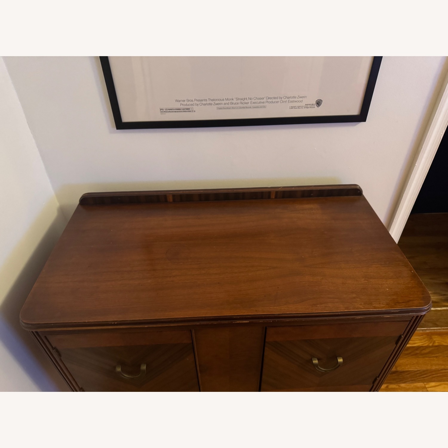 Vintage/Antique Dark Brown Wood Sideboard - image-3