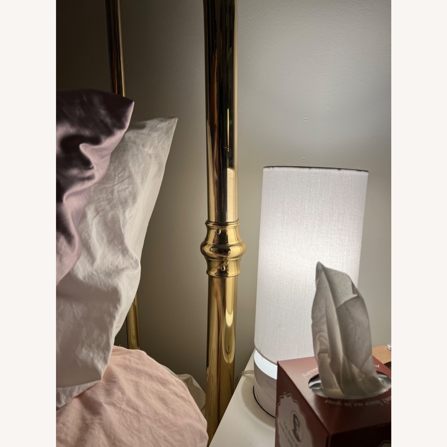 Antique Solid Brass Full Bed - image-3