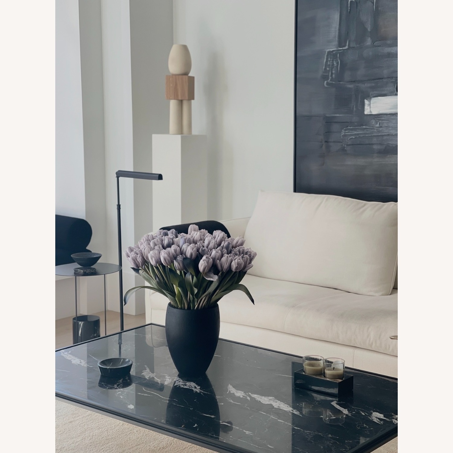 Molteni & C Jan Coffee Table Nero Marble - image-1