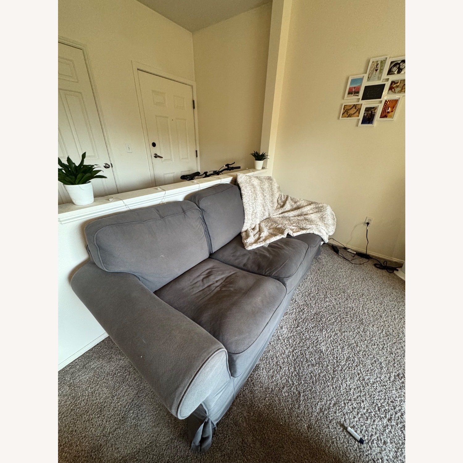 IKEA Couch + Ottoman - image-3