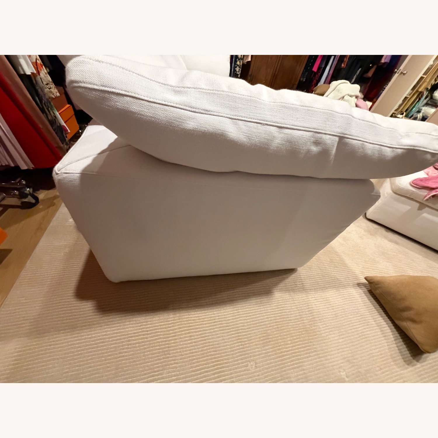 Restoration Hardware White 3+ Piece Sectional - image-5