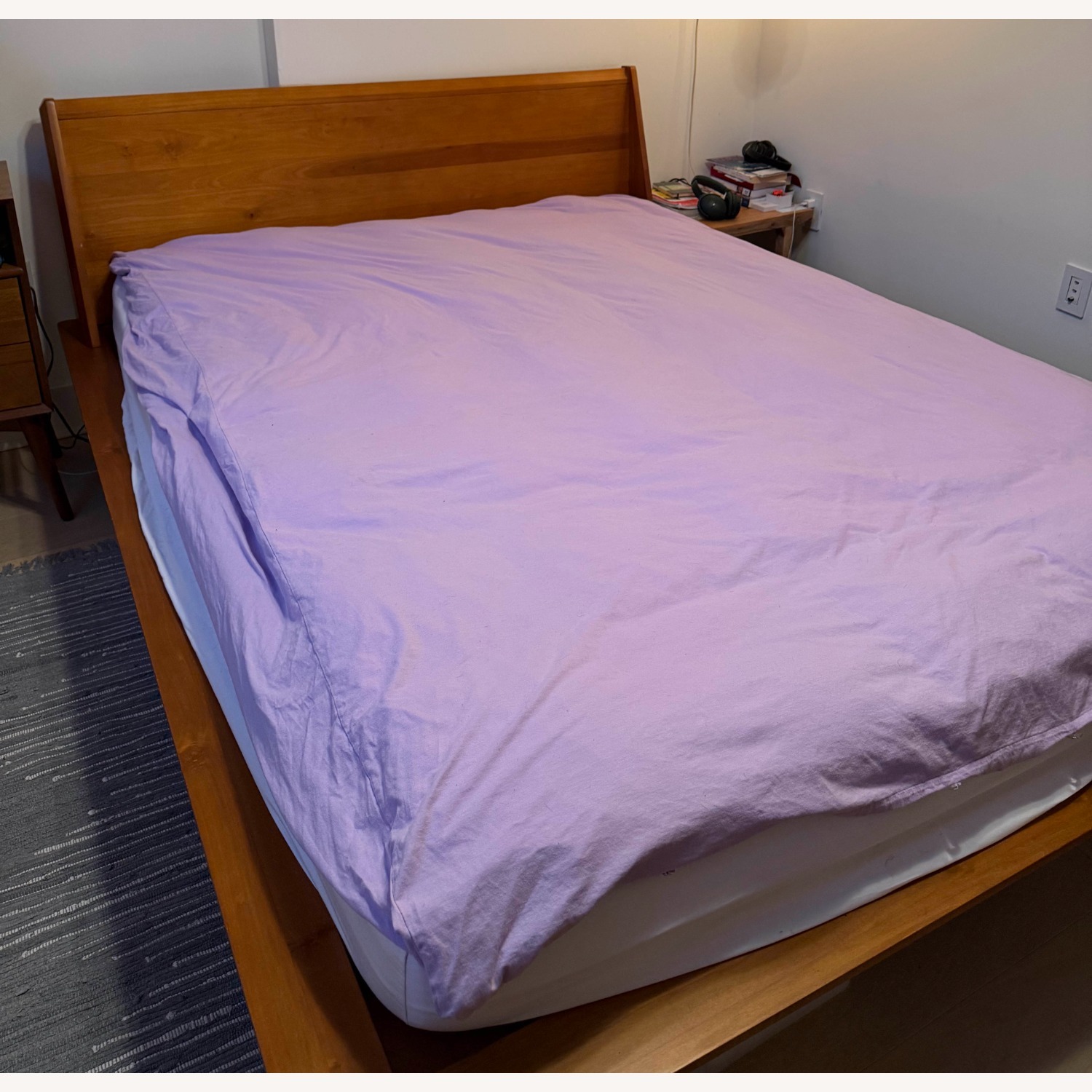 Scandinavian Designs Natural Wood Queen Bed - image-3