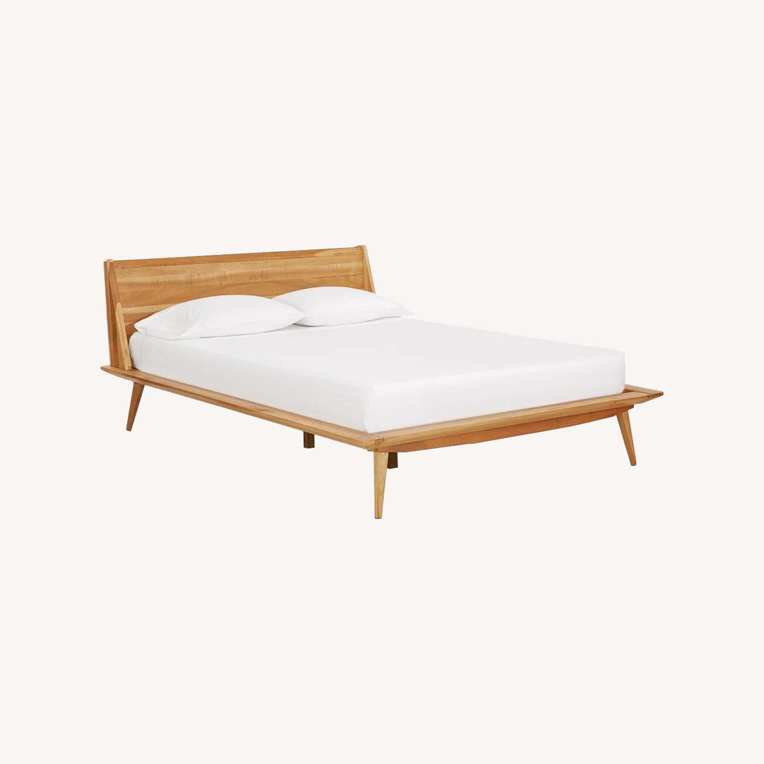 Scandinavian Designs Natural Wood Queen Bed - image-0