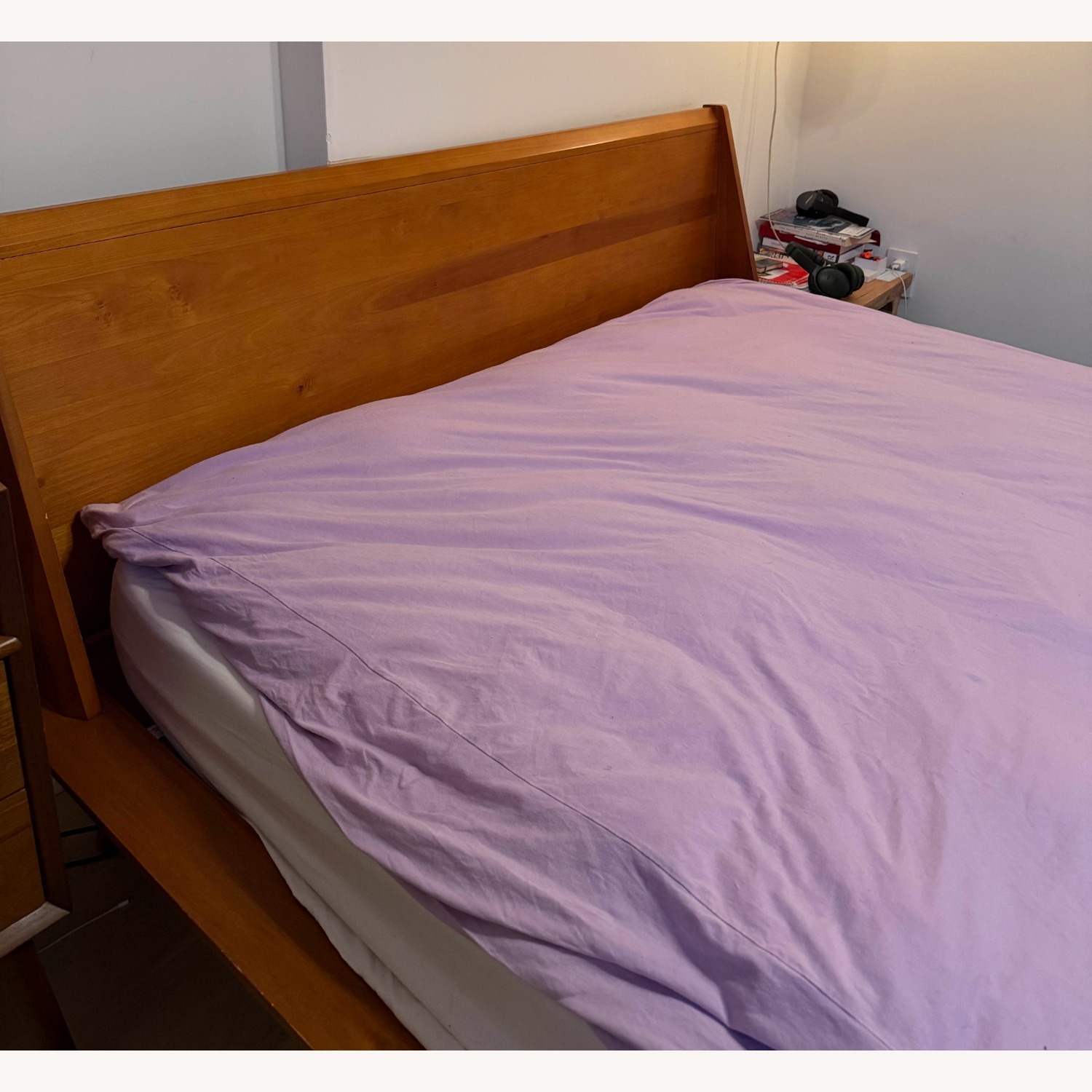 Scandinavian Designs Natural Wood Queen Bed - image-5