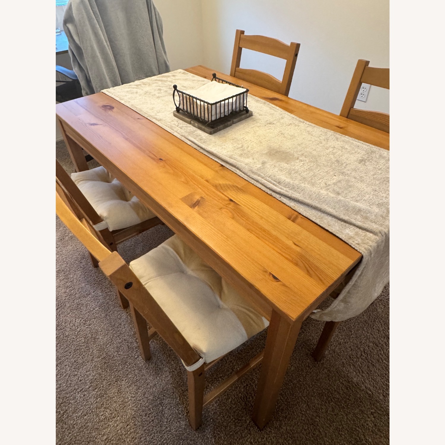 IKEA Light Brown Dining Table - image-1