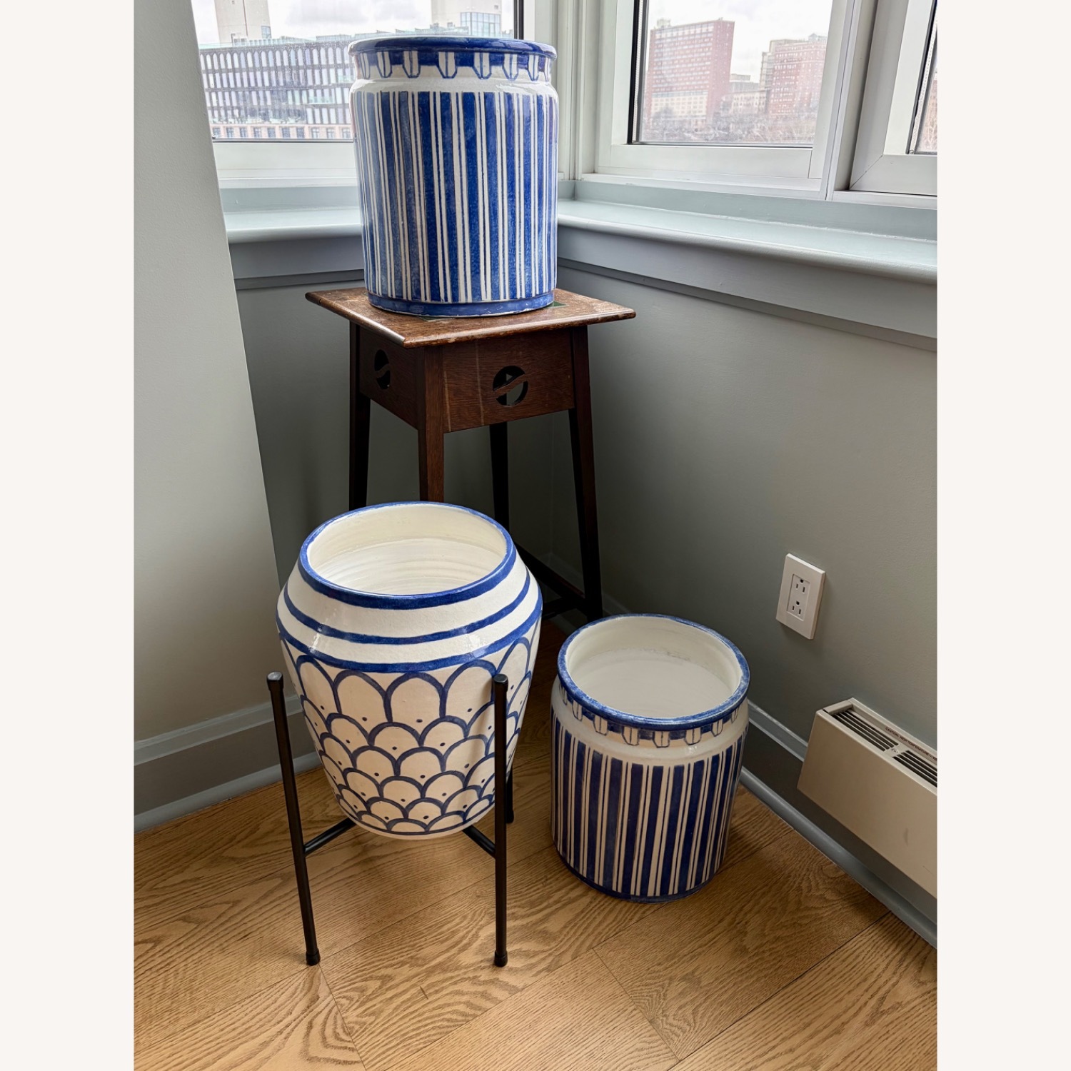 Pottery Barn Mark D. Sikes Clementine Cache Pots - image-1