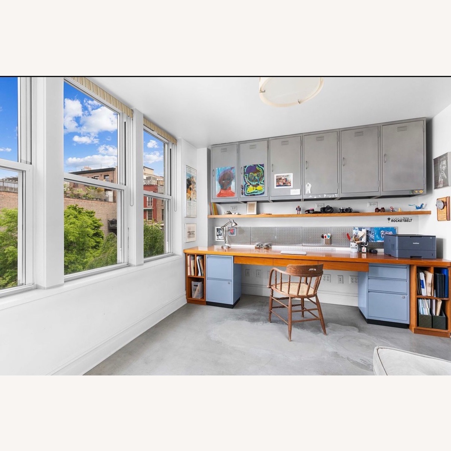 Metal Storage Lockers, 6 Total, Wall-mounted - image-2