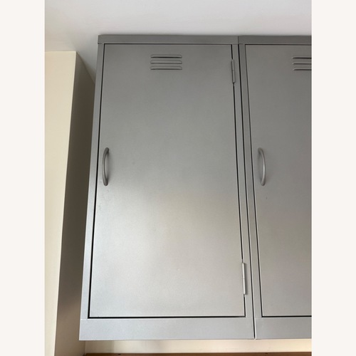 Used Metal Storage Lockers, 6 Total, Wall-mounted for sale on AptDeco