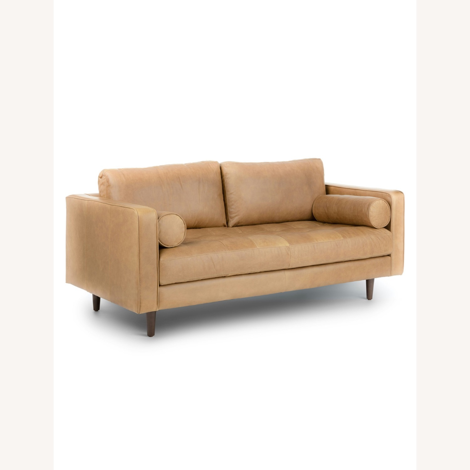 Article Sven Light Brown Leather 2 Seater Sofa - image-2