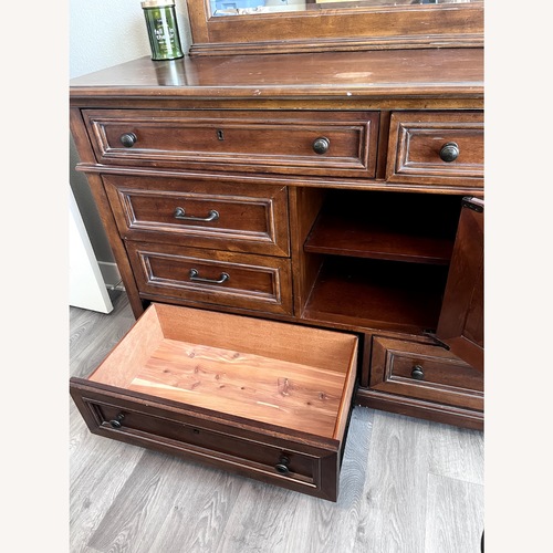 Used Dark Brown Wood Dresser for sale on AptDeco