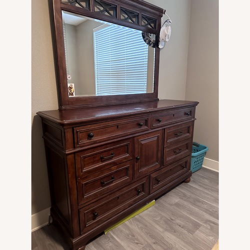 Used Dark Brown Wood Dresser for sale on AptDeco