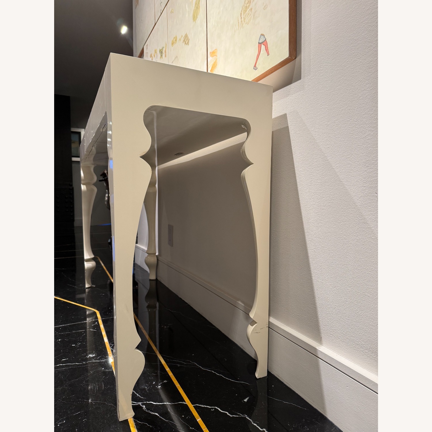 ABC Carpet and Home Louis Console in Gloss White - image-2