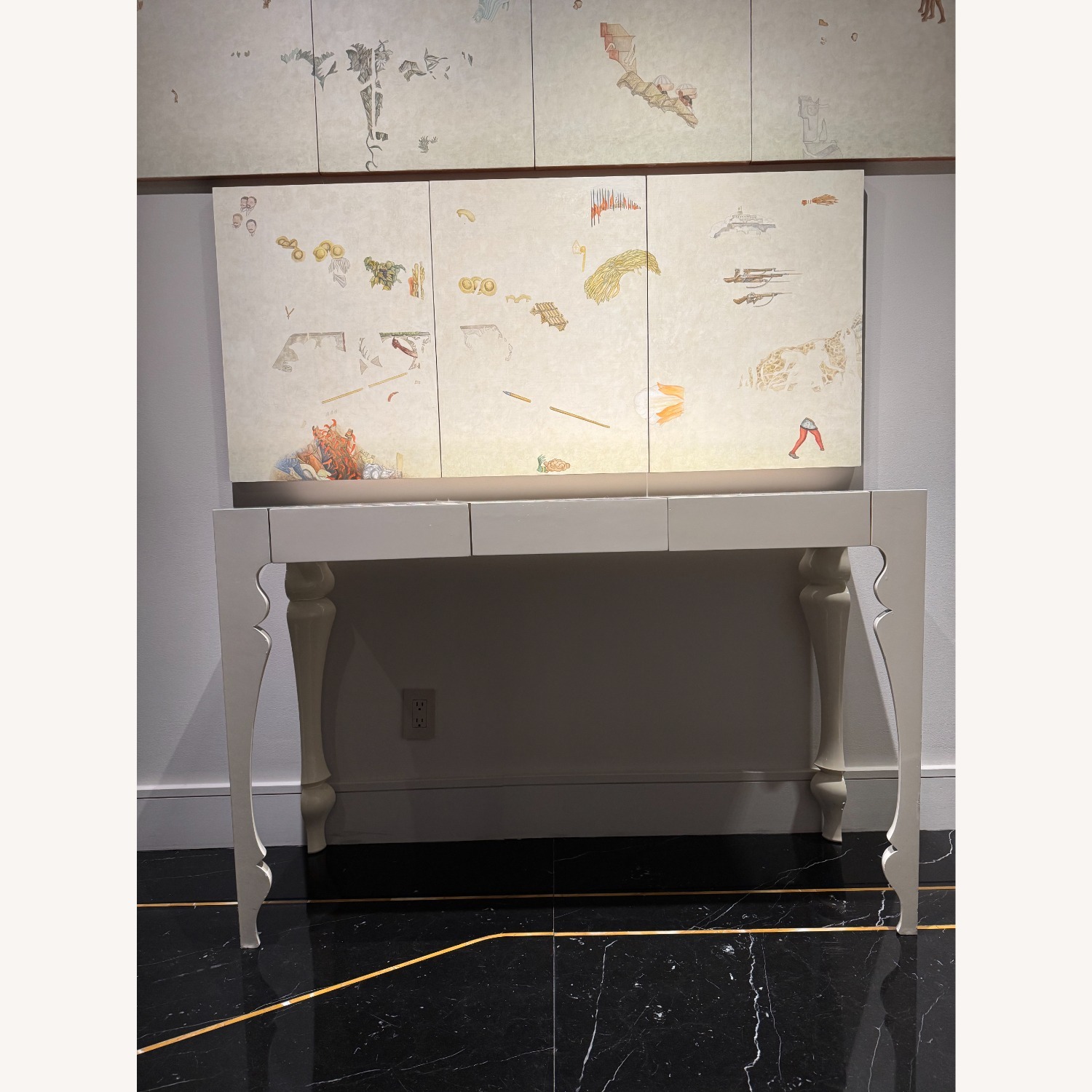 ABC Carpet and Home Louis Console in Gloss White - image-1