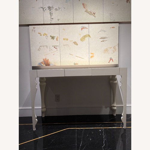 Used ABC Carpet and Home Louis Console in Gloss White for sale on AptDeco