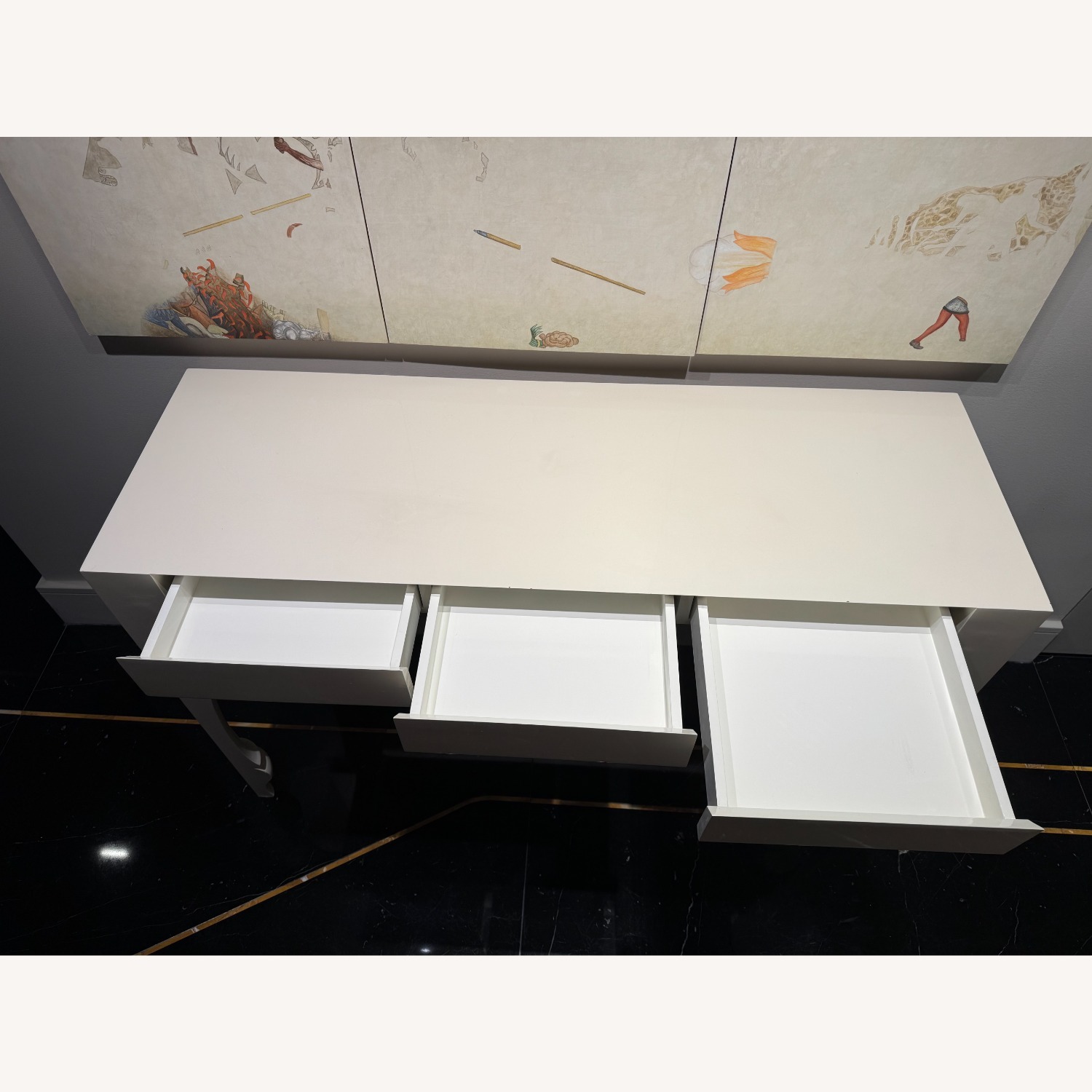 ABC Carpet and Home Louis Console in Gloss White - image-3