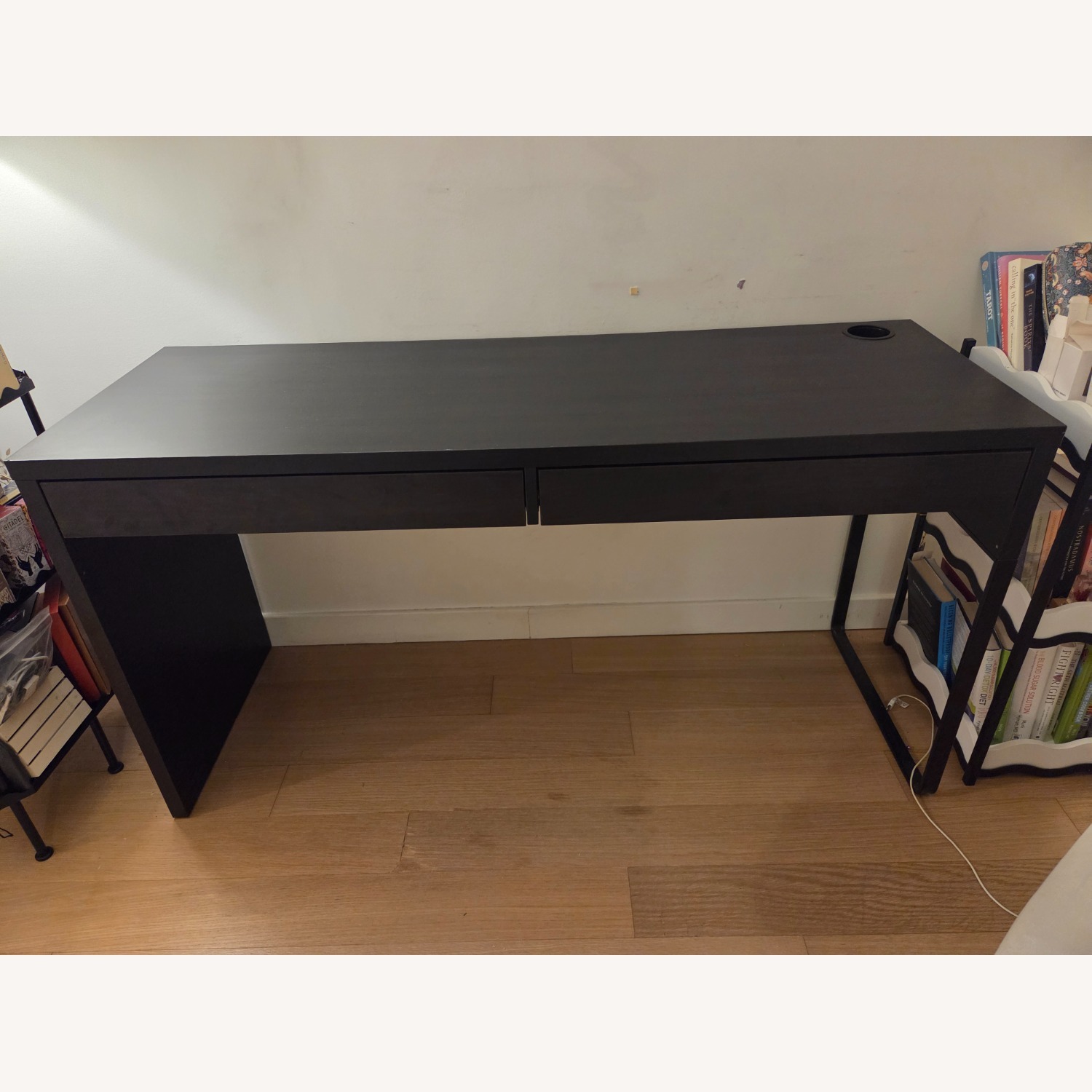 IKEA Micke Black Desk - image-1