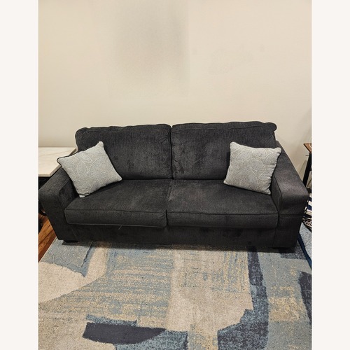 Used Ashley Furniture Altari Blue Fabric 2 Seater Sofa for sale on AptDeco