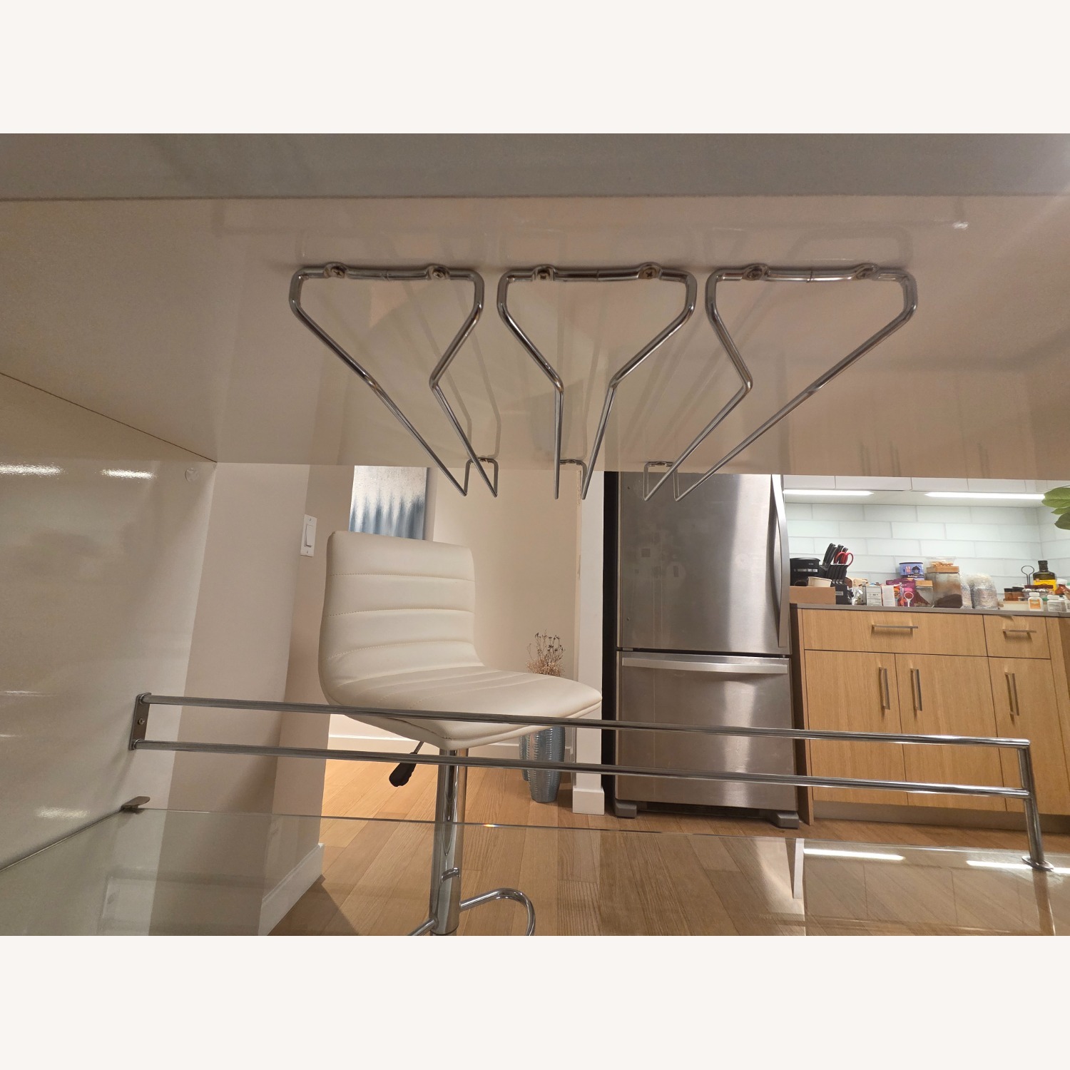 White Dining Bar Table Set - image-3