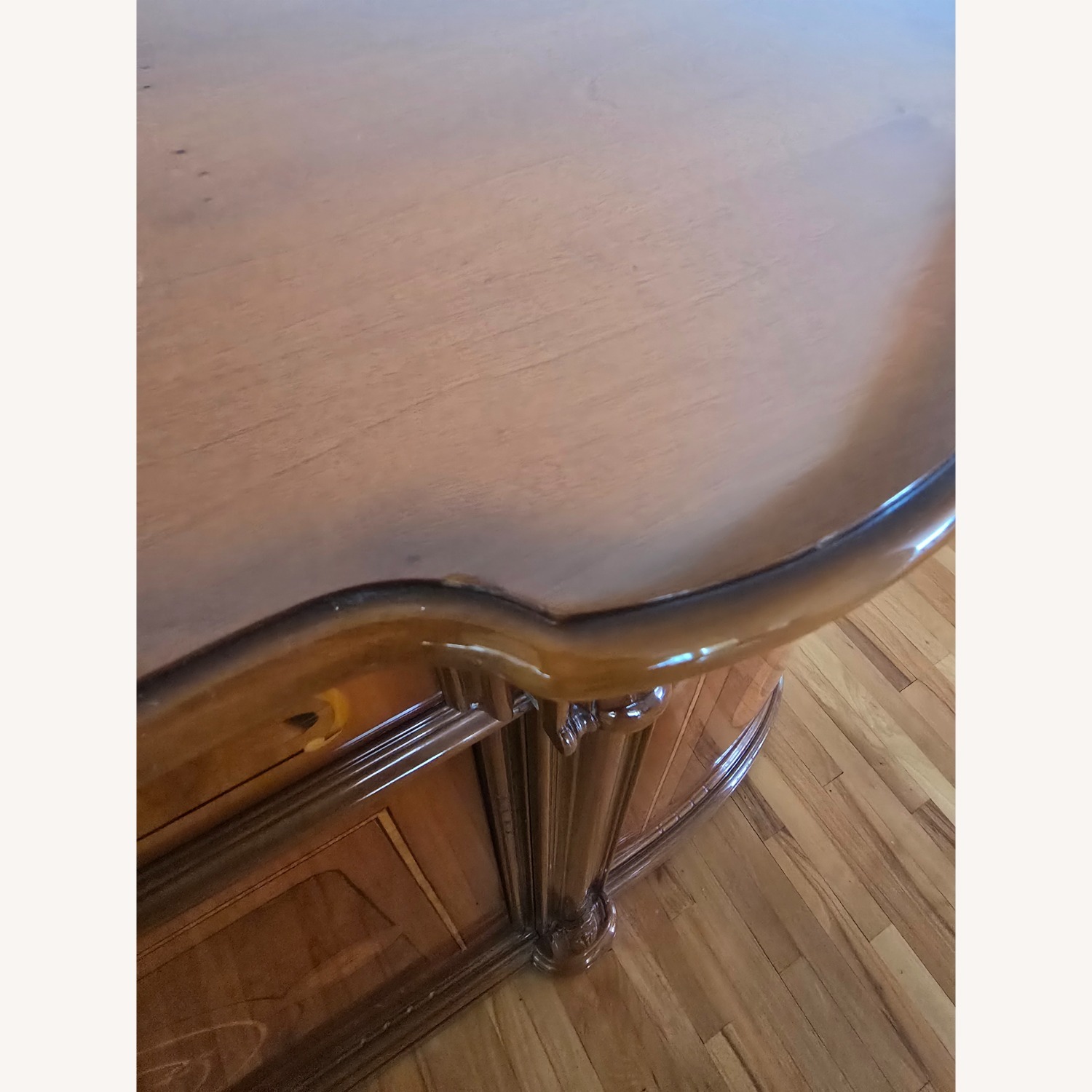 Vintage/Antique Light Brown Wood Sideboard - image-6