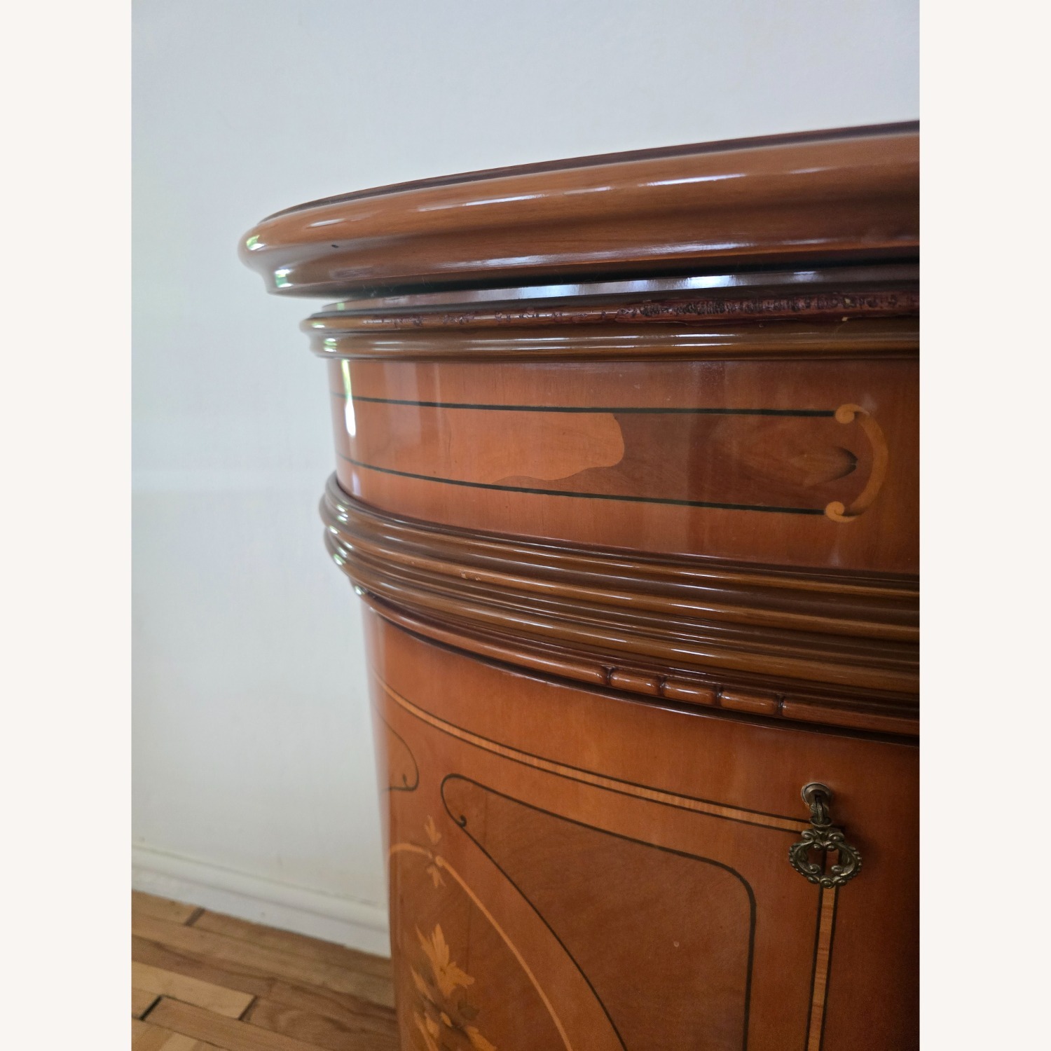 Vintage/Antique Light Brown Wood Sideboard - image-2
