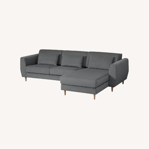 Used IKEA Slatorp Light Gray Fabric 3+ Seater Sofa for sale on AptDeco