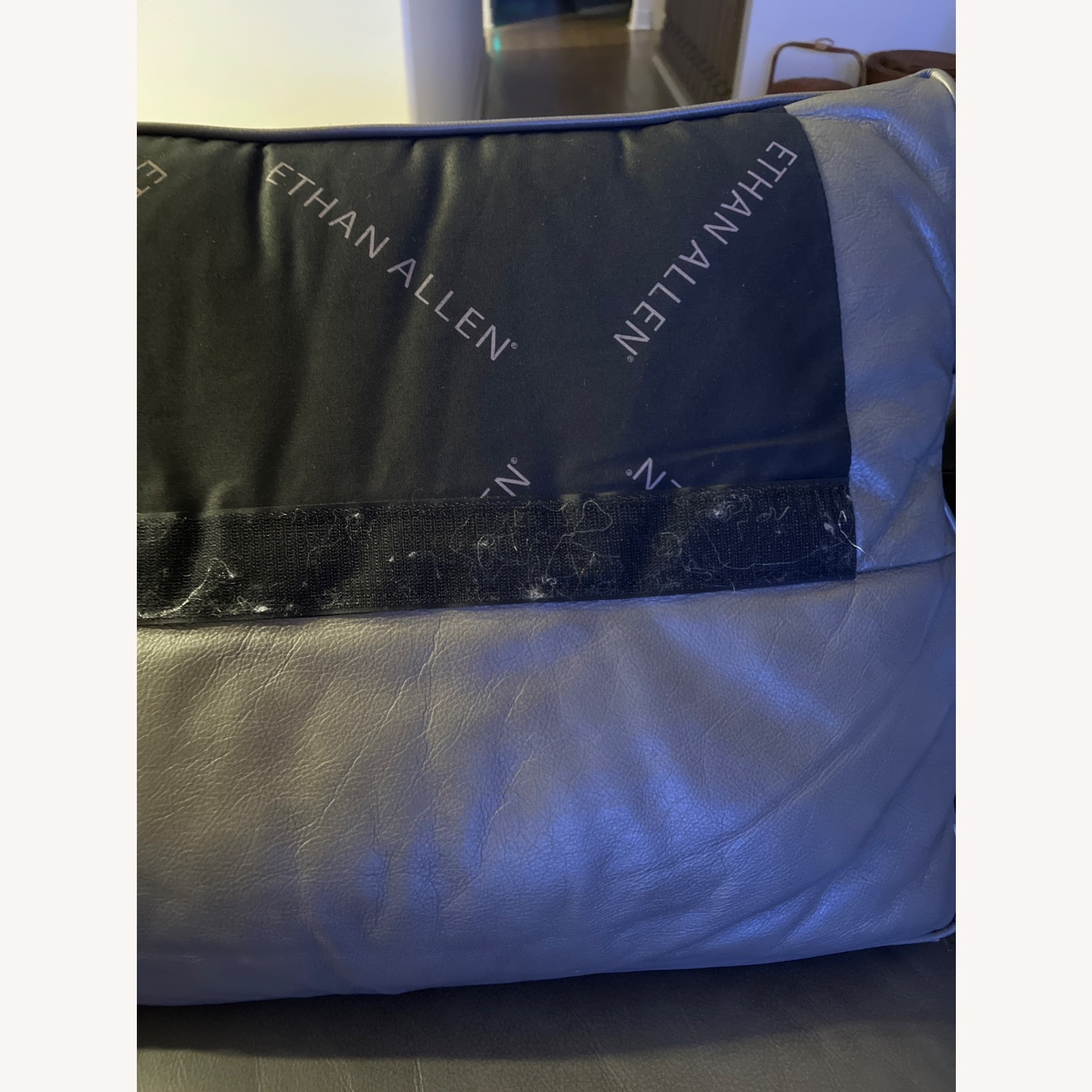 Ethan Allen Bennett Track-Arm Leather Four Piece Sectional - image-5