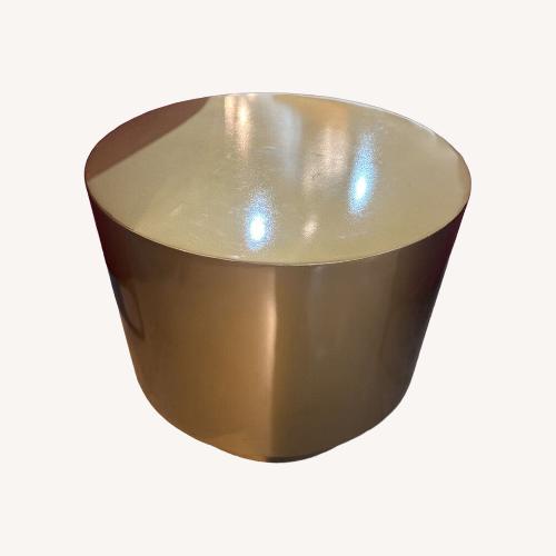 Used Ervin Gold Metal Bunching Side Table  for sale on AptDeco