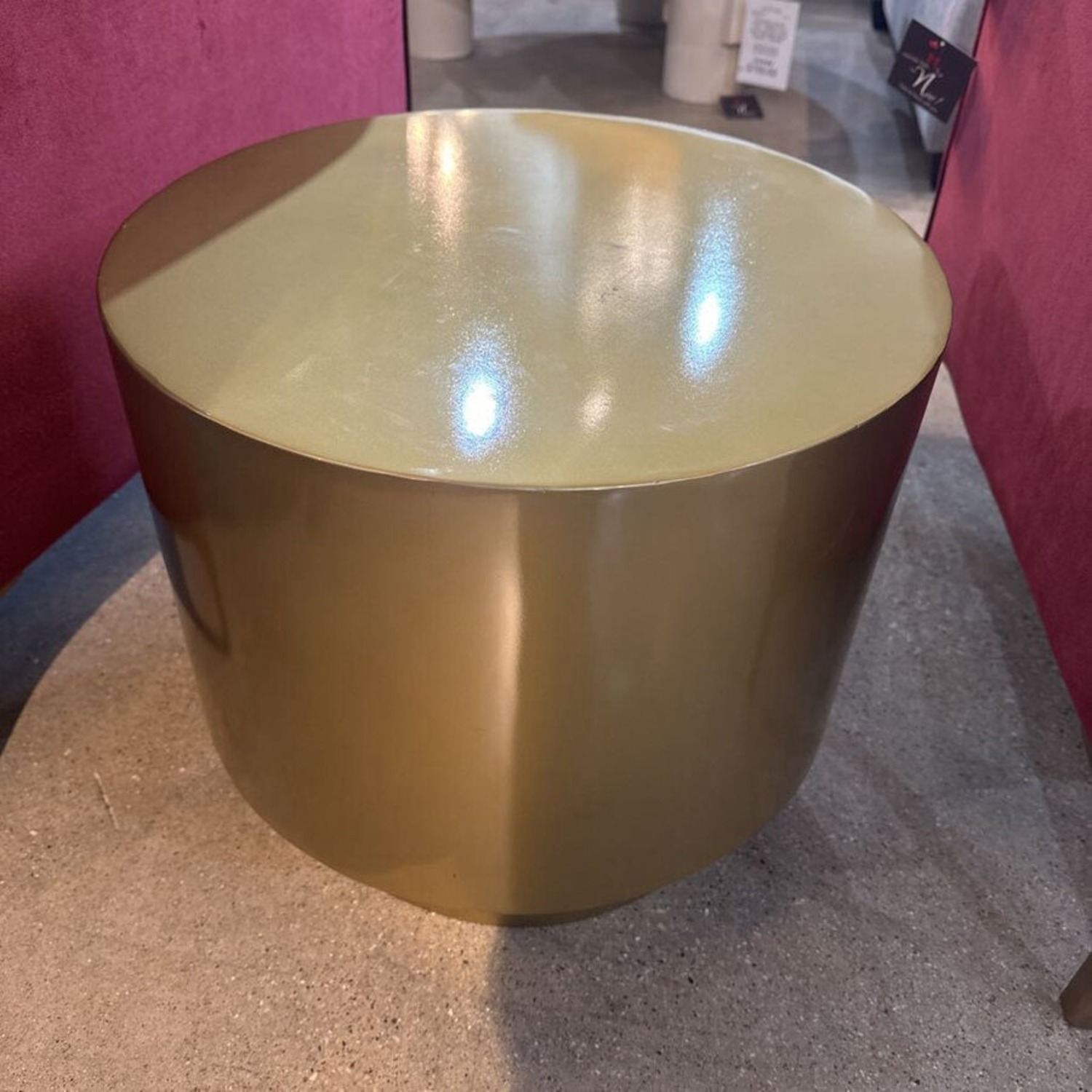 Ervin Gold Metal Bunching Side Table  - image-1