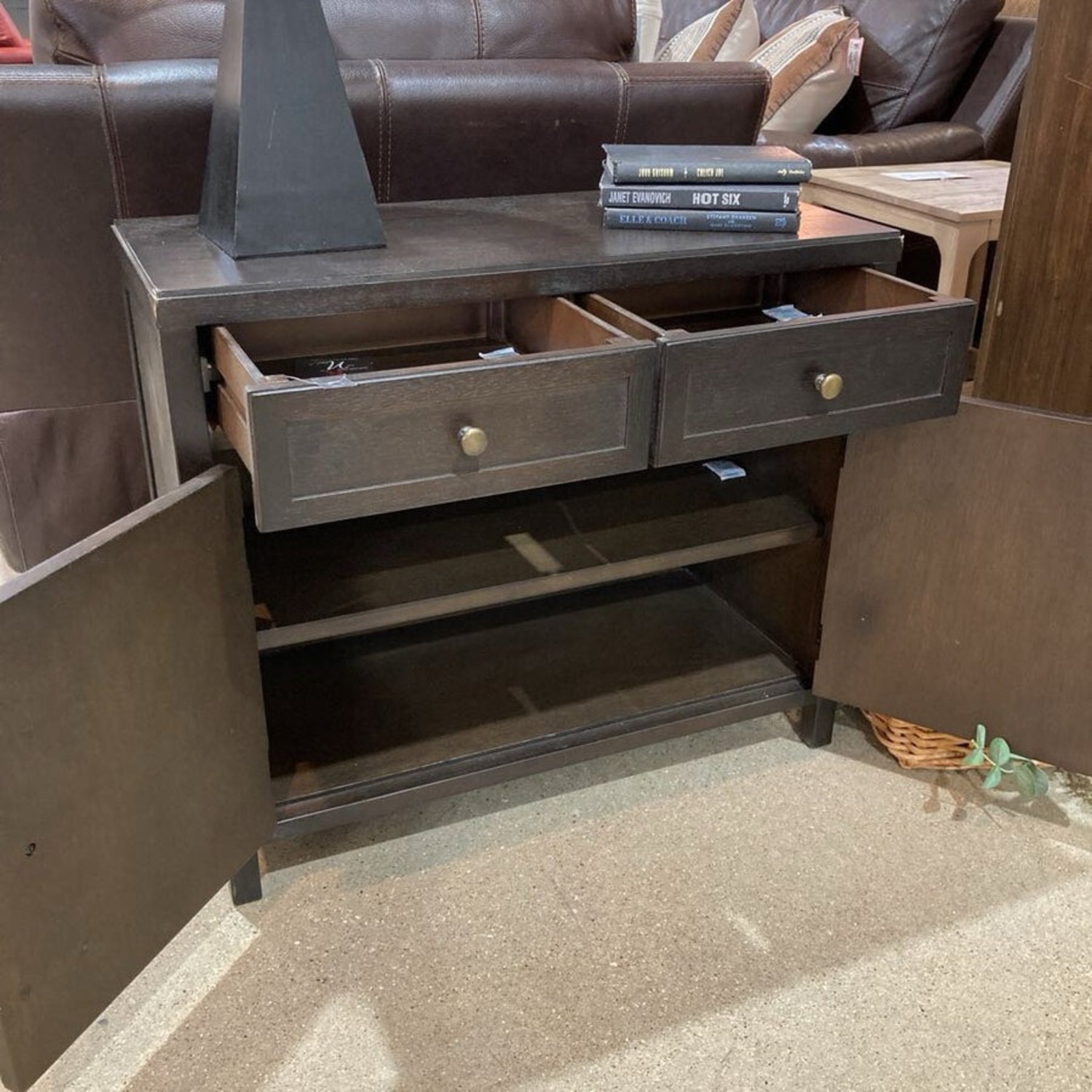 Imperial Console 2-Drawer Cabinet - image-5