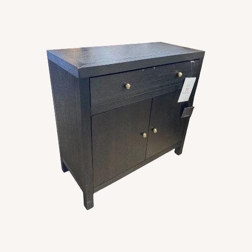 Used Celine Single Drawer Accent Cabinet Black for sale on AptDeco