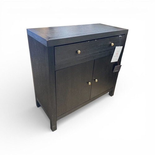 Used Celine Single Drawer Accent Cabinet Black for sale on AptDeco