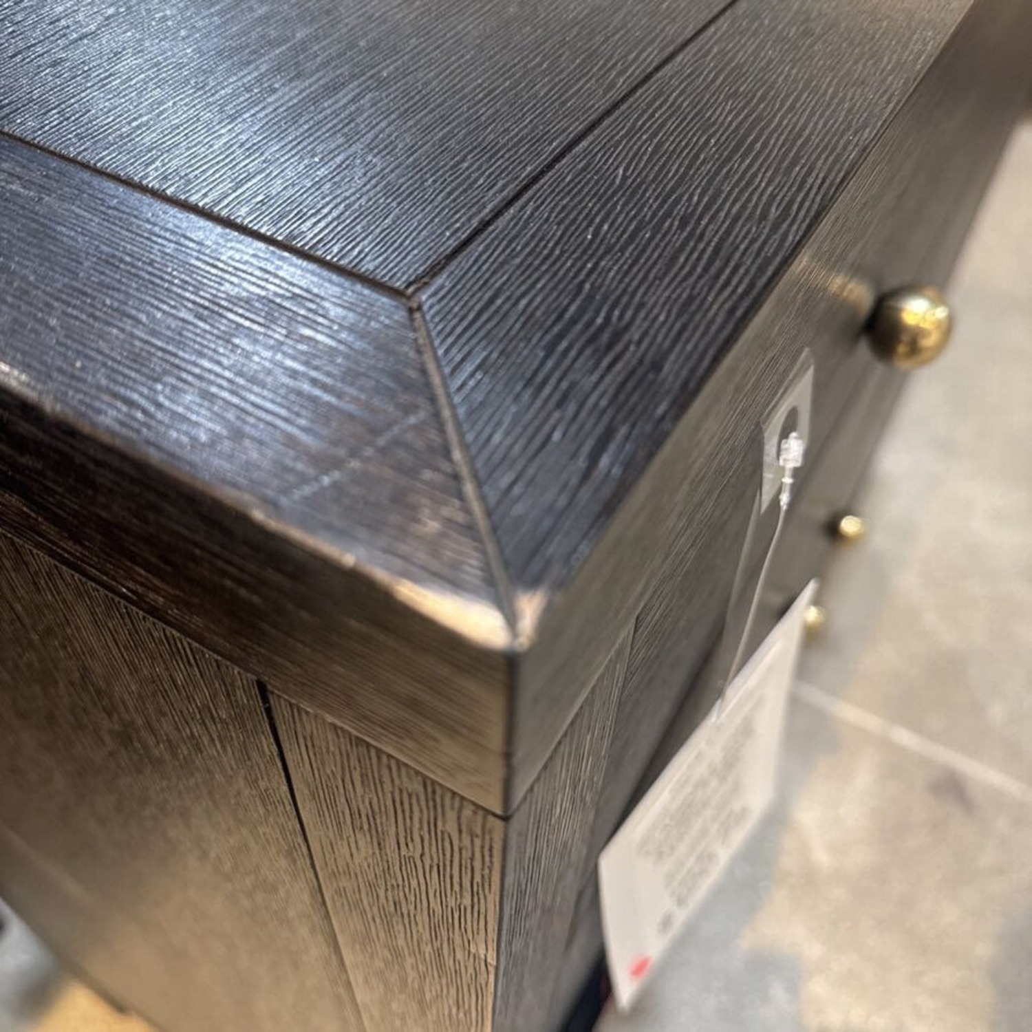 Celine Single Drawer Accent Cabinet Black - image-11