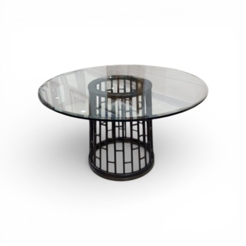 Used Baker McGuire Fretwork Dining Table for sale on AptDeco