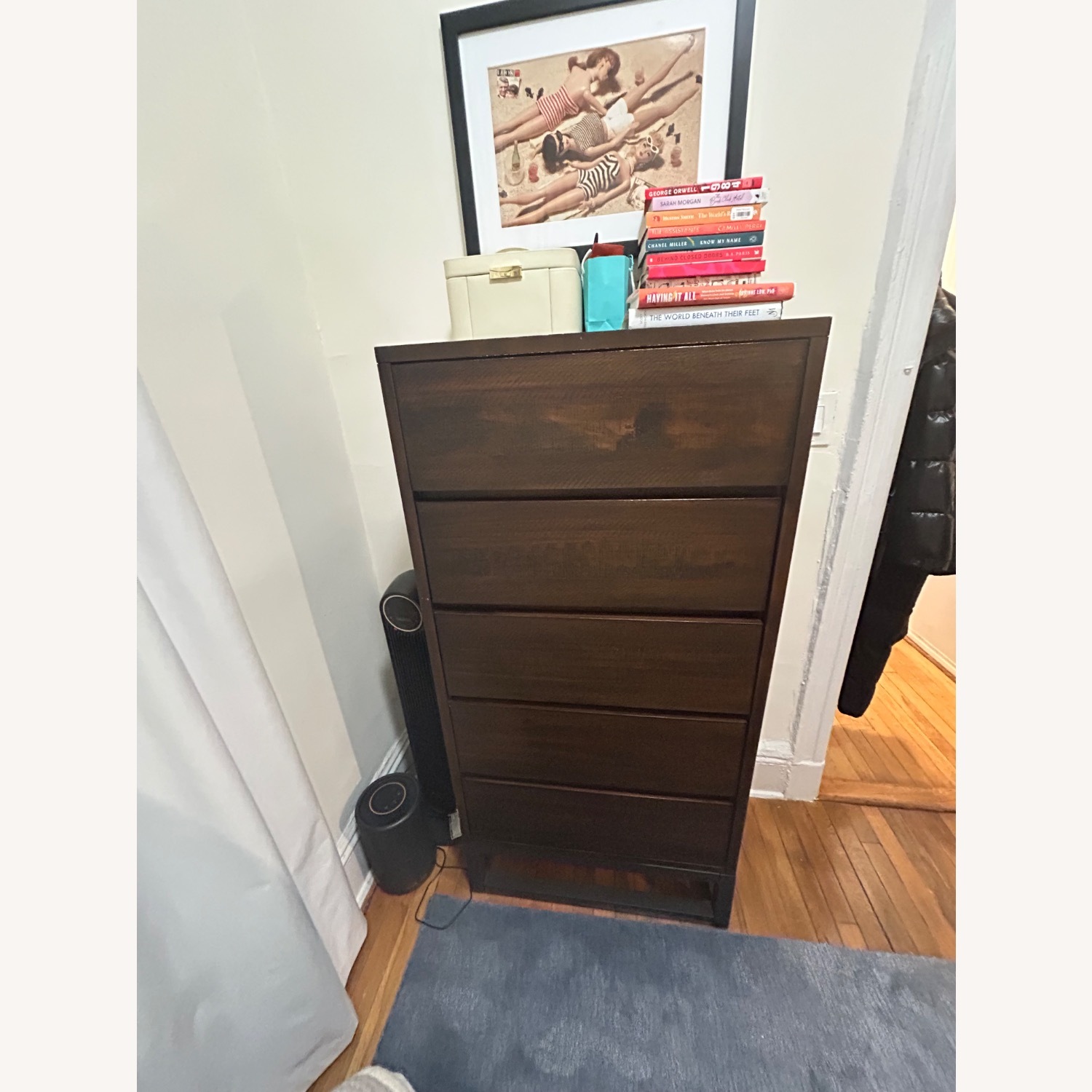 Mercury Row Dark Brown Wood Dresser - image-2