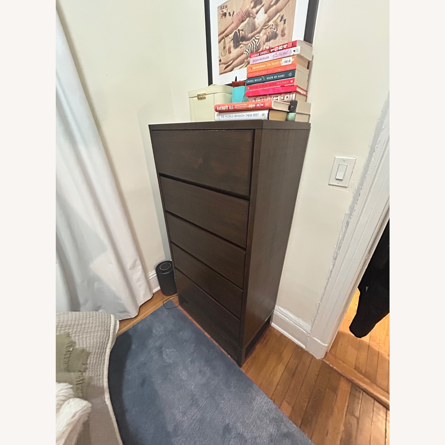 Mercury Row Dark Brown Wood Dresser - image-1