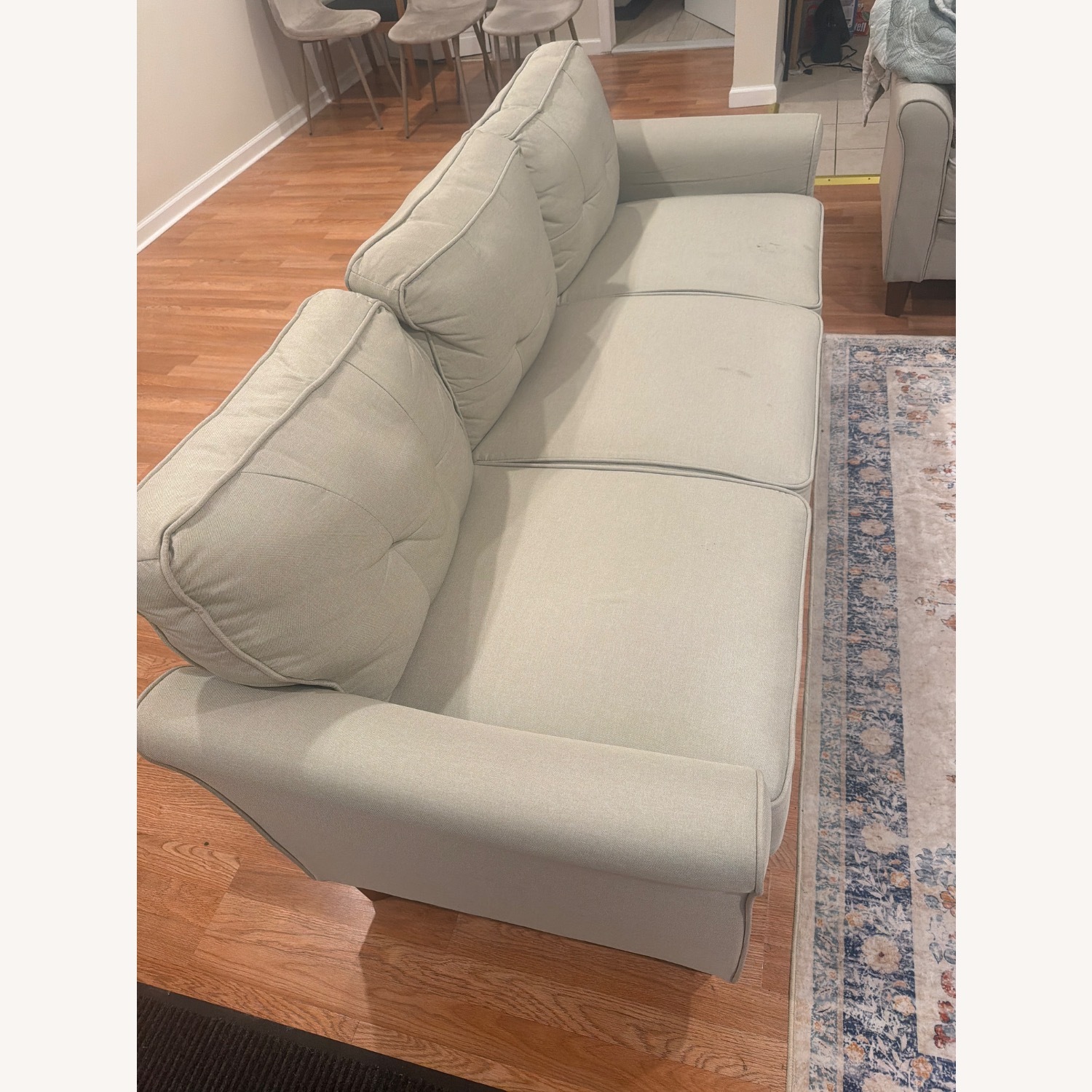 Kouchouk 78.74" Linen Flared Arm Sofa - image-3