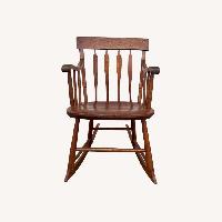 Antique Petite Rocking Chair with Nice Patina