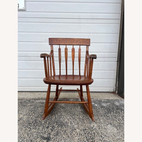 Used Antique Petite Rocking Chair with Nice Patina  for sale on AptDeco