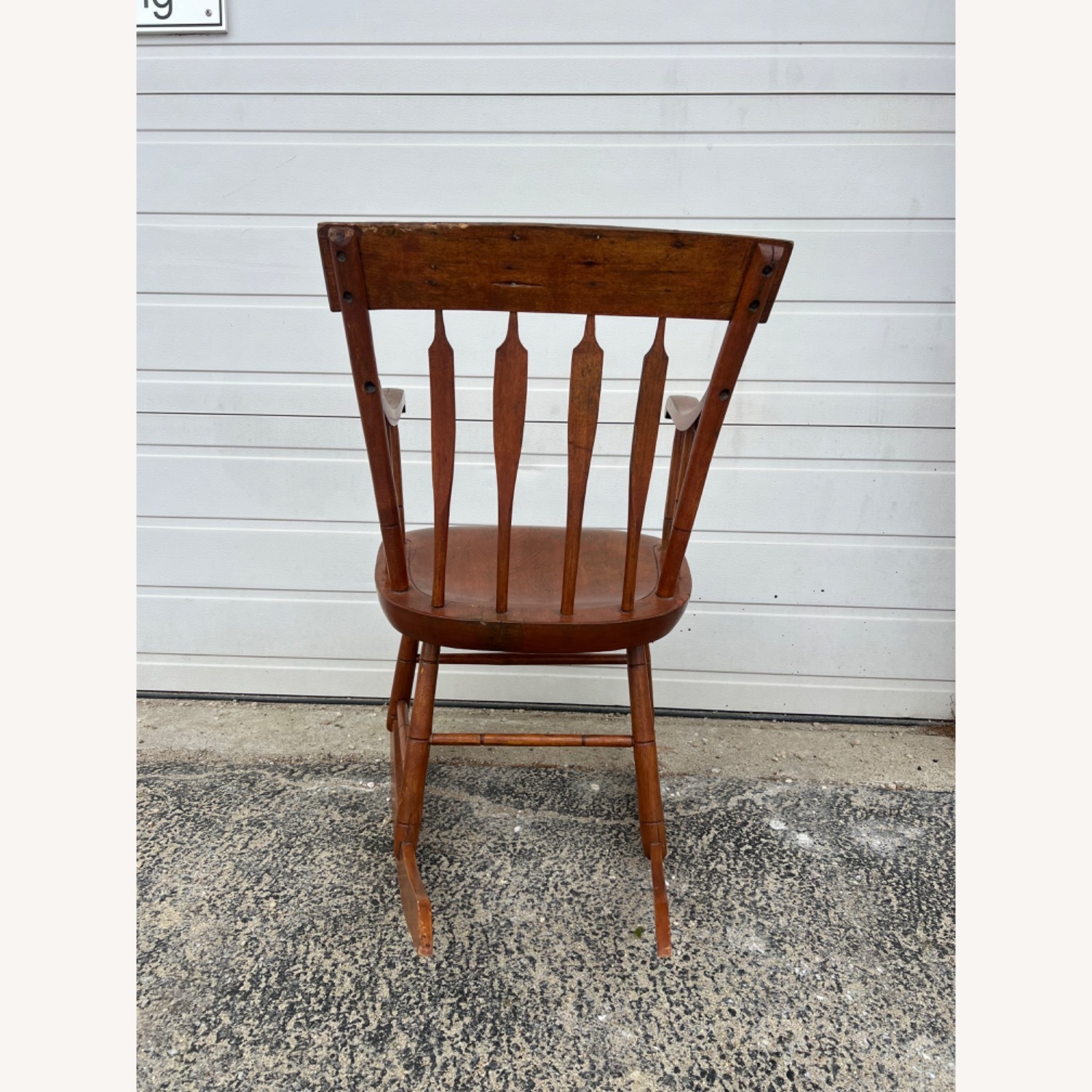 Antique Petite Rocking Chair with Nice Patina  - image-8