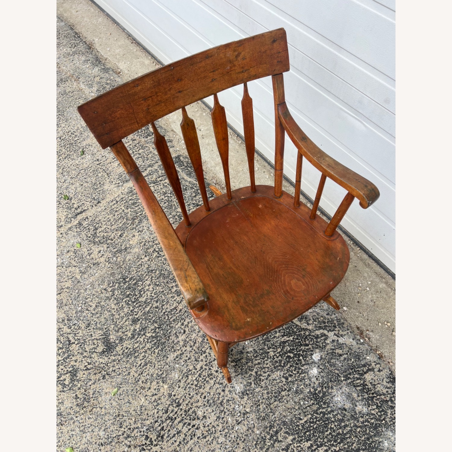 Antique Petite Rocking Chair with Nice Patina  - image-4