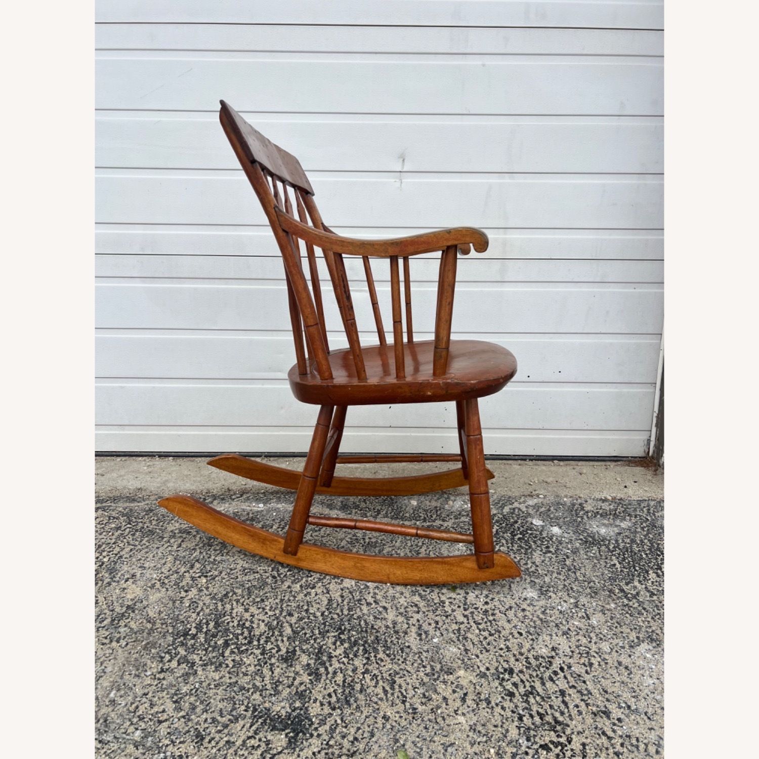 Antique Petite Rocking Chair with Nice Patina  - image-3