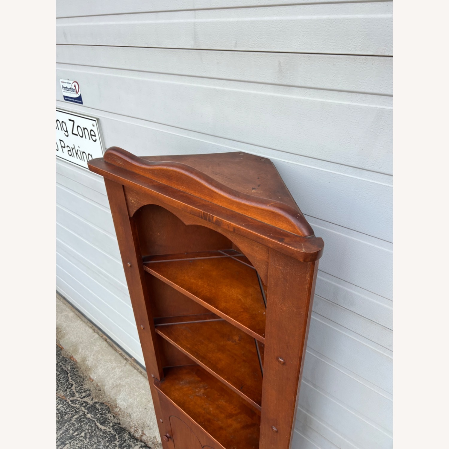 Antique Farmhouse Maple Corner Cabinet  - image-3