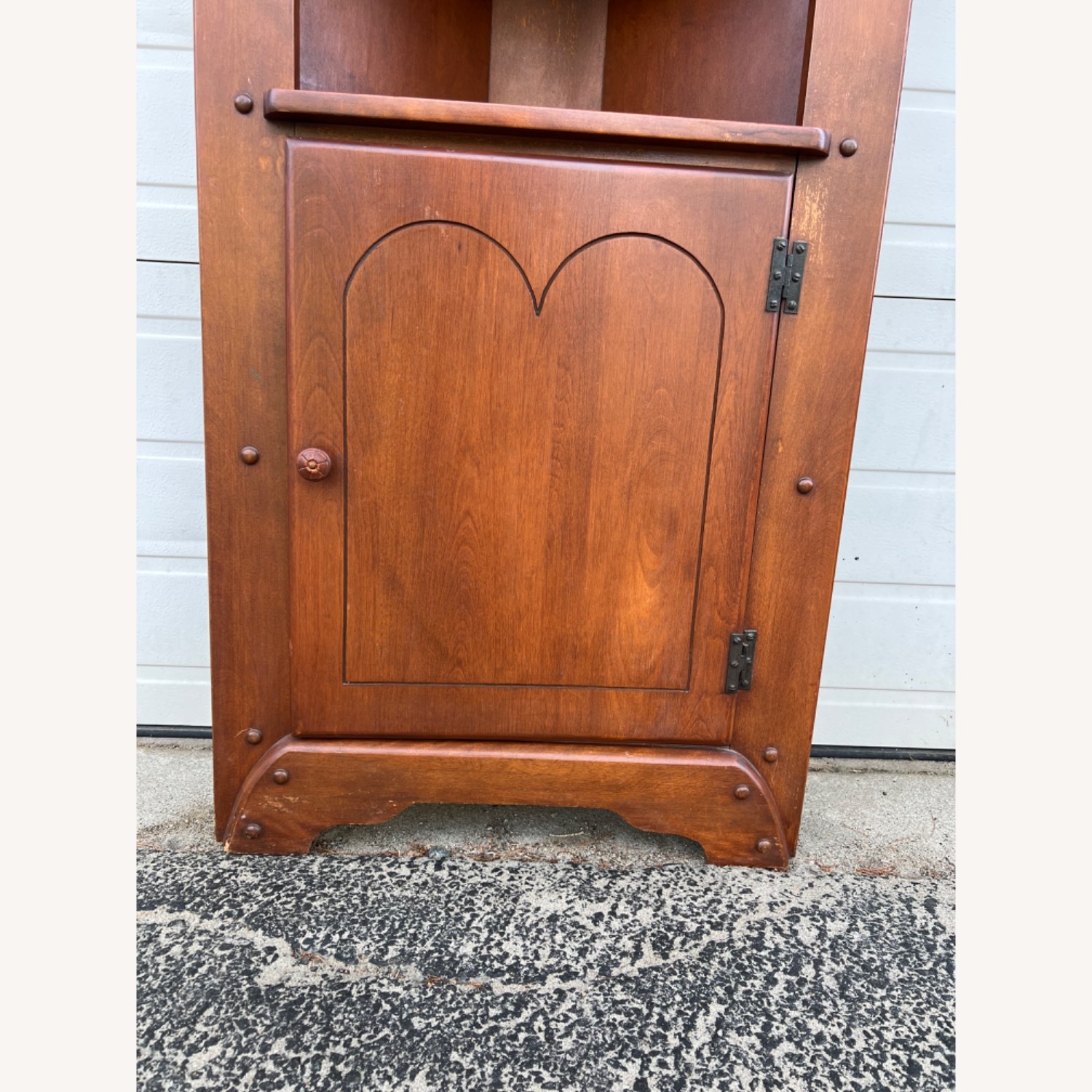 Antique Farmhouse Maple Corner Cabinet  - image-6