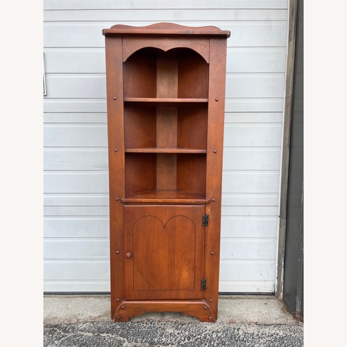 Used Antique Farmhouse Maple Corner Cabinet for sale on AptDeco
